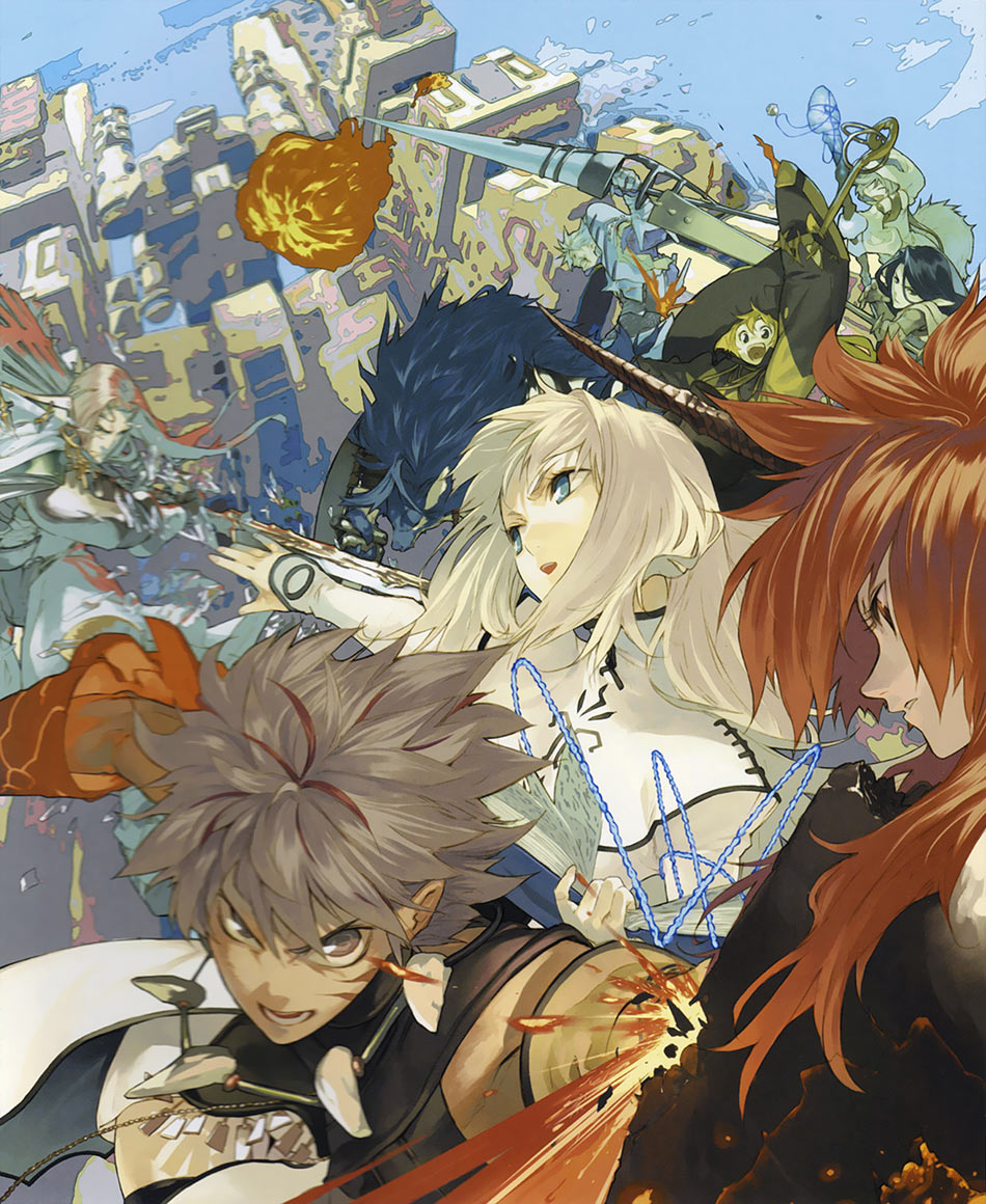 Characters Illustration from Shining Force EXA