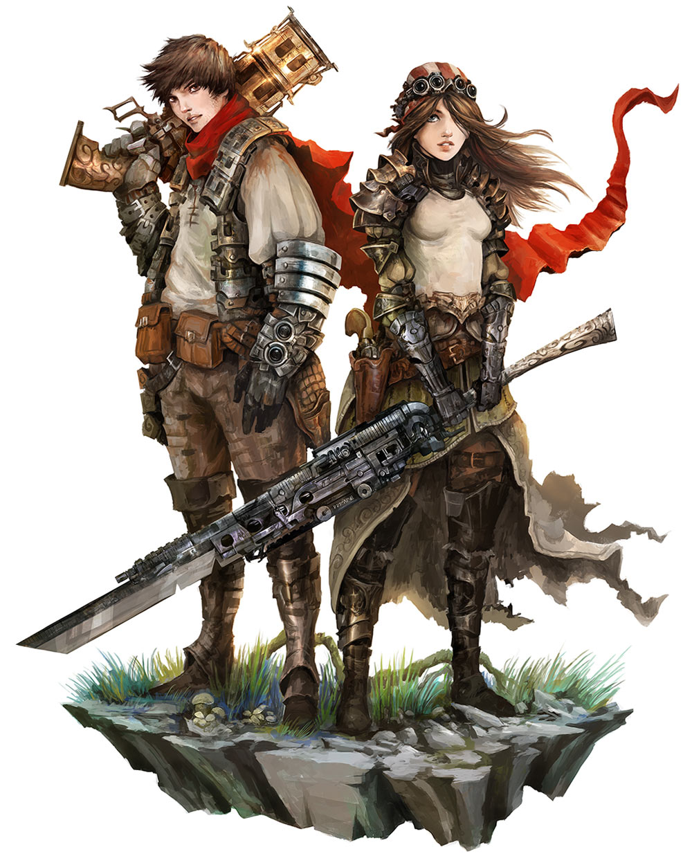 Humans Race Art from Shattered