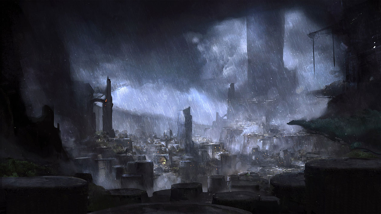 Neroth City Art from Shattered
