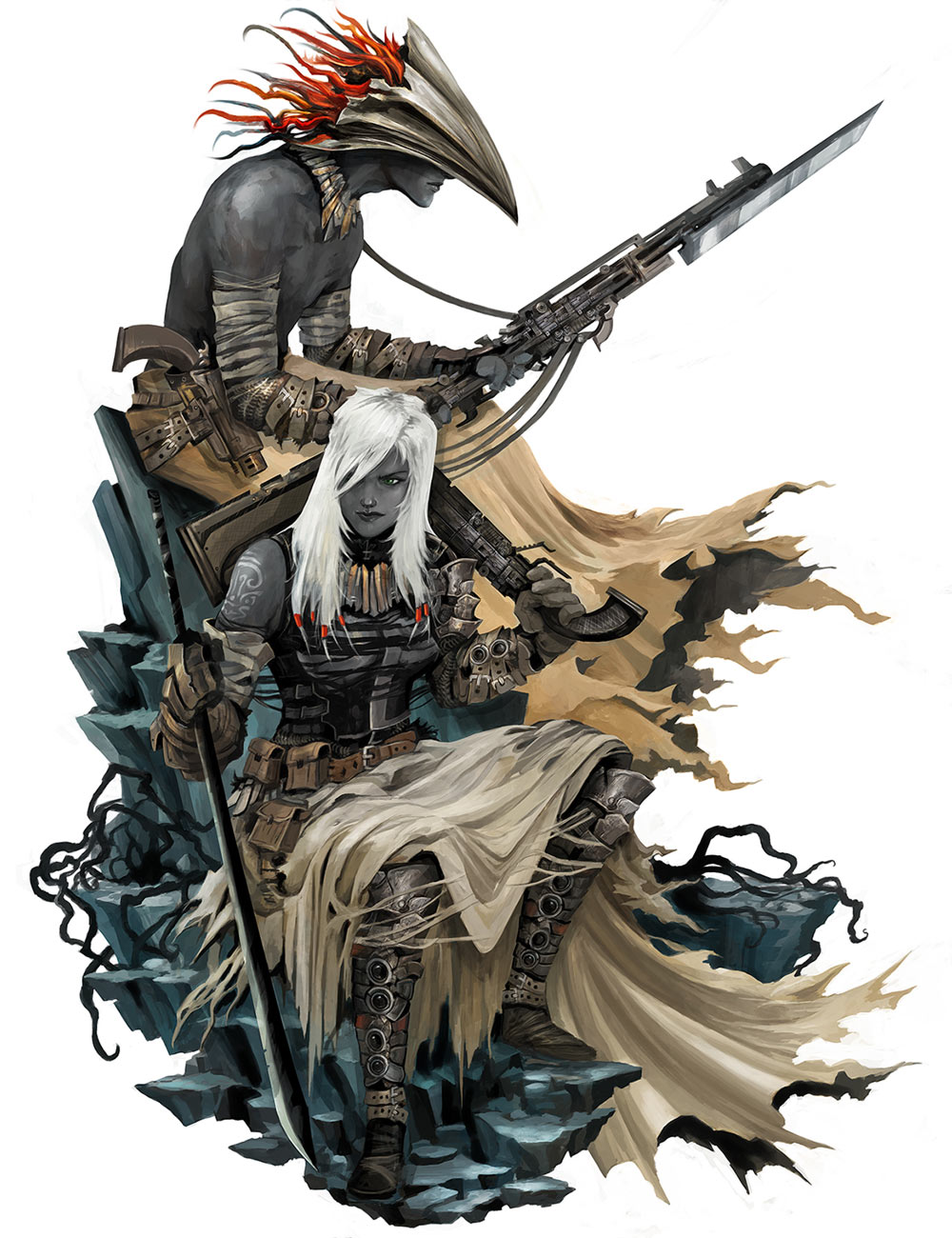 Shade Race Art from Shattered