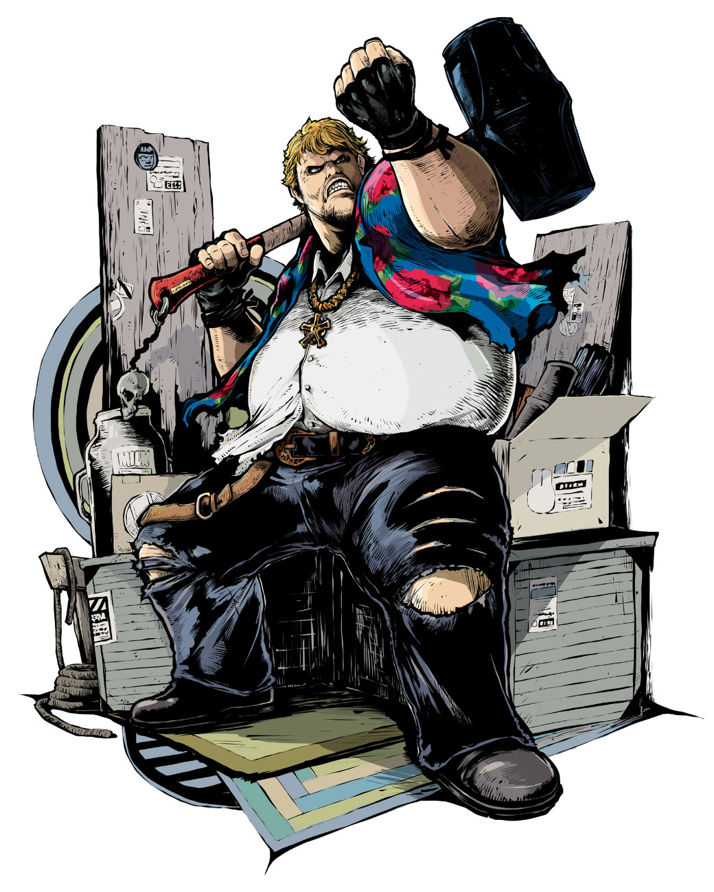 Bob Richards Art by Jbstyle from Tekken 7