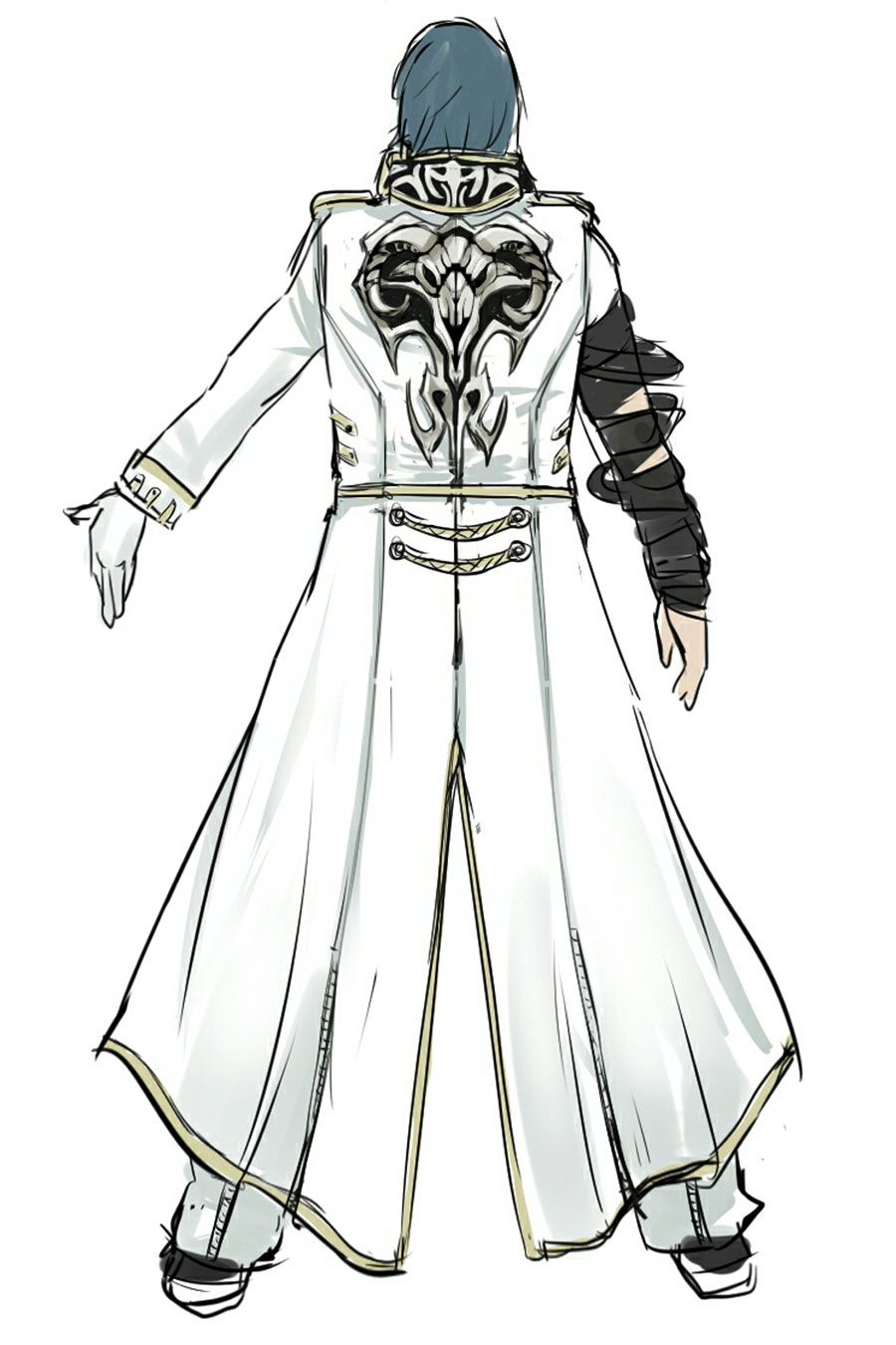 Claudio Backside Art from Tekken 7