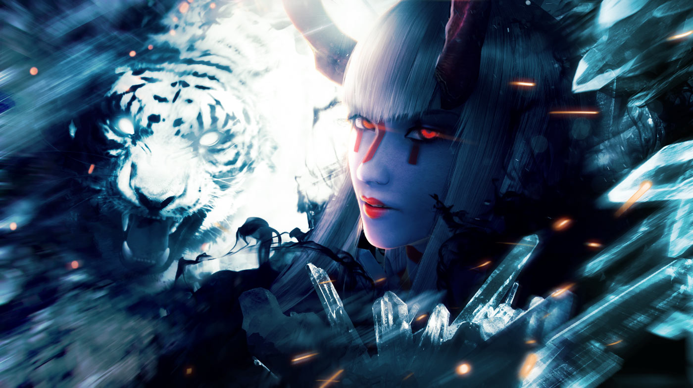 Devil Kazumi Illustration from Tekken 7