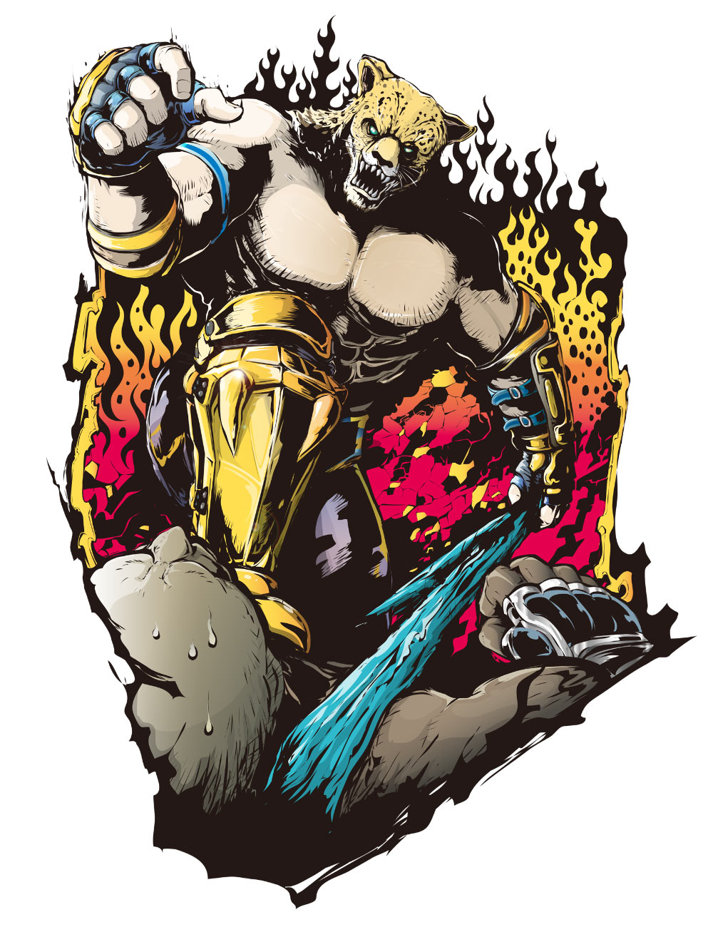 King II Art by Jbstyle from Tekken 7
