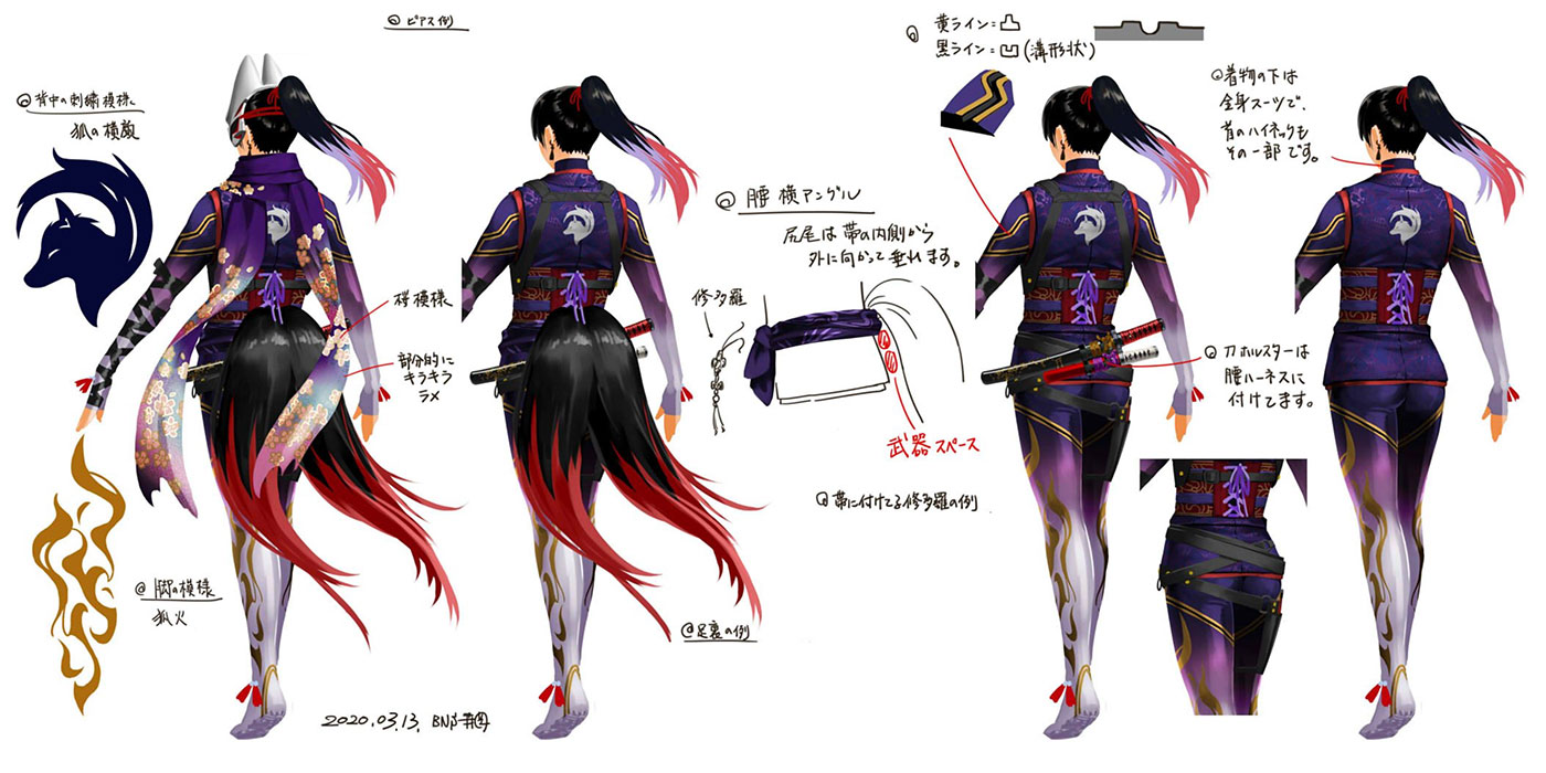 Kunimitsu II Concept Artwork from Tekken 7