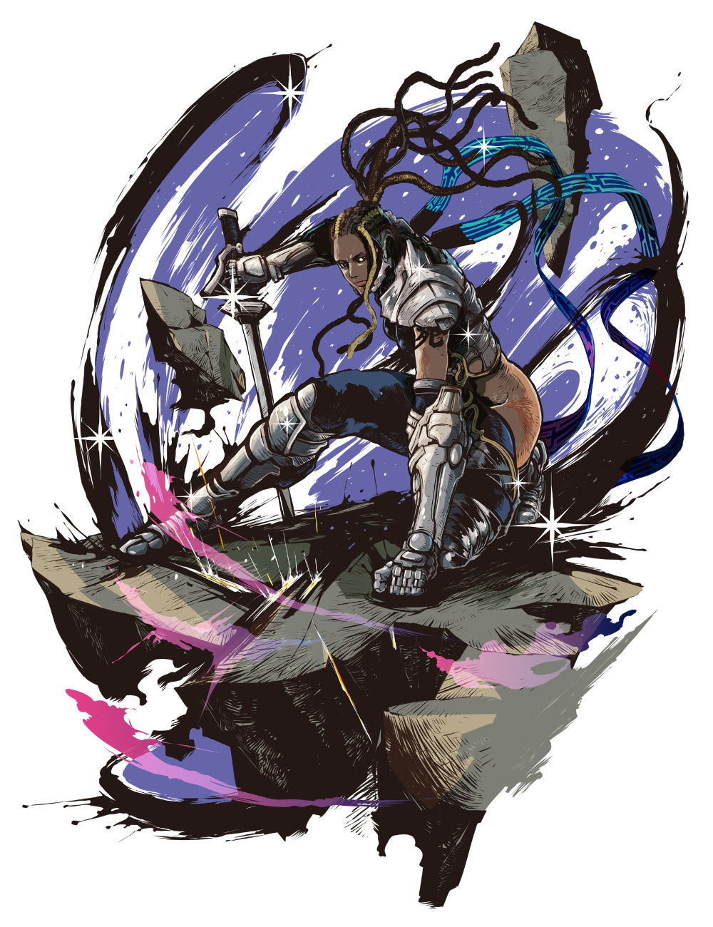 Master Raven Art by Jbstyle from Tekken 7