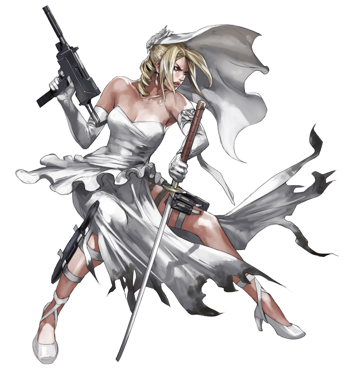 Nina Williams Art by Junny from Tekken 7