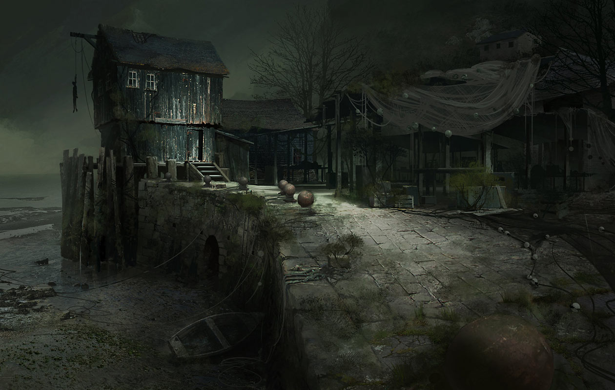 Fish Market Art from The Evil Within