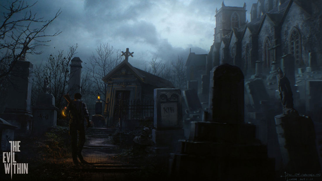 Graveyard Art from The Evil Within