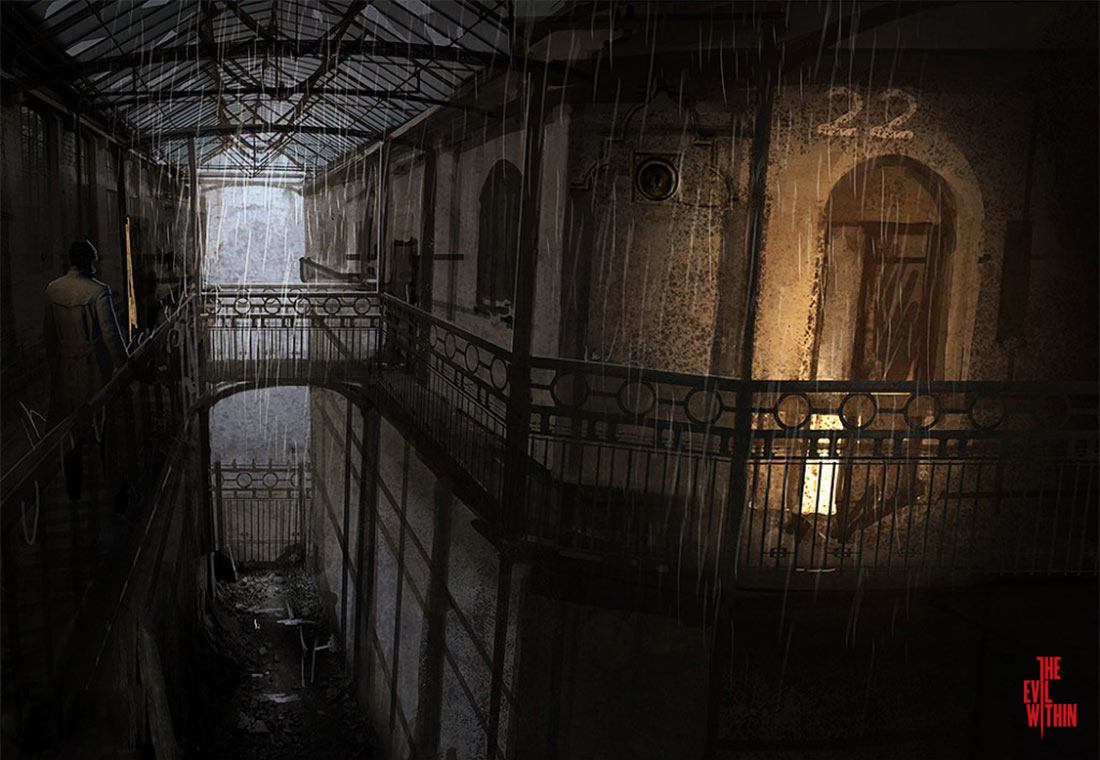 Mental Hospital Patient Ward Art from The Evil Within