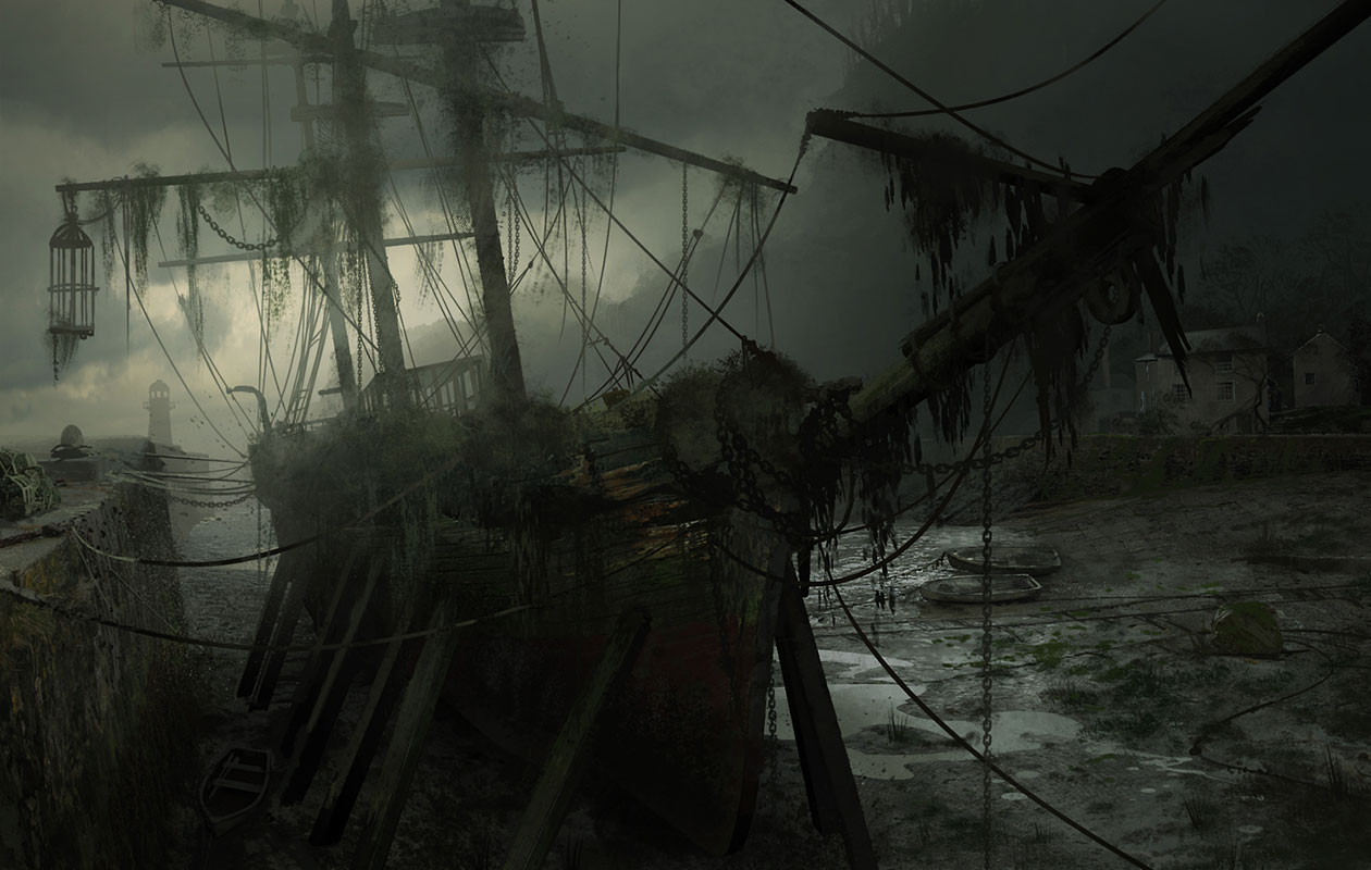 Prison Ship Art from The Evil Within