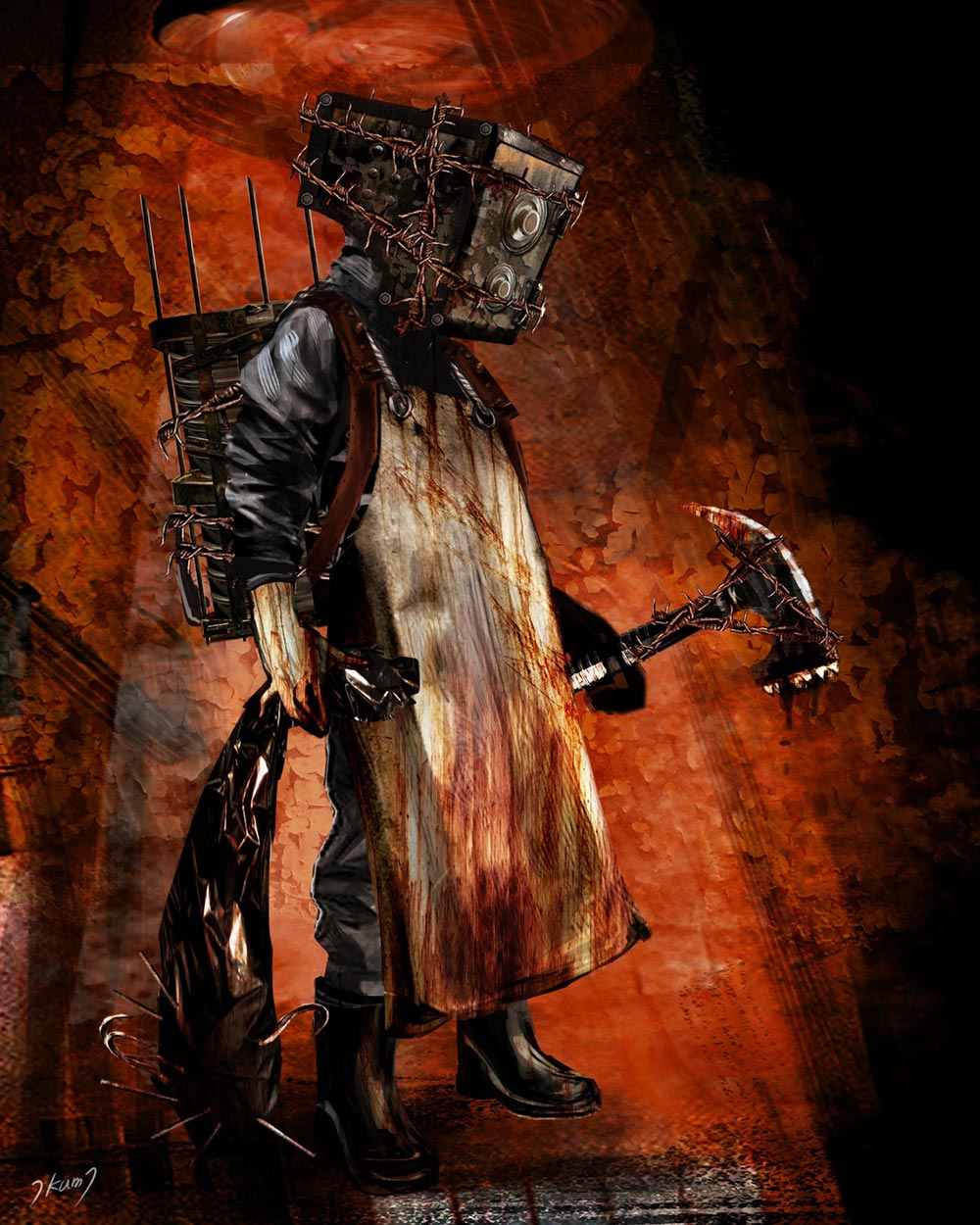 The Keeper Art from The Evil Within