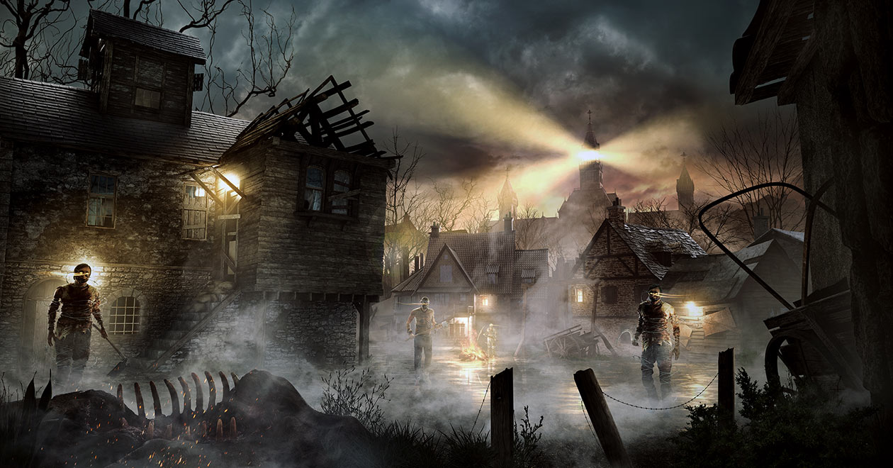 Village Art from The Evil Within