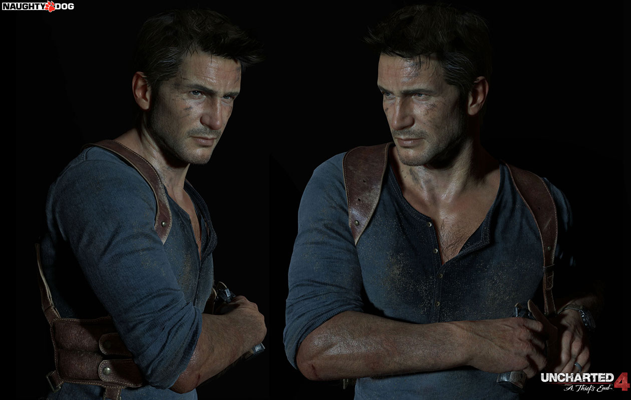 Nathan Drake Render from Uncharted 4: A Thief's End