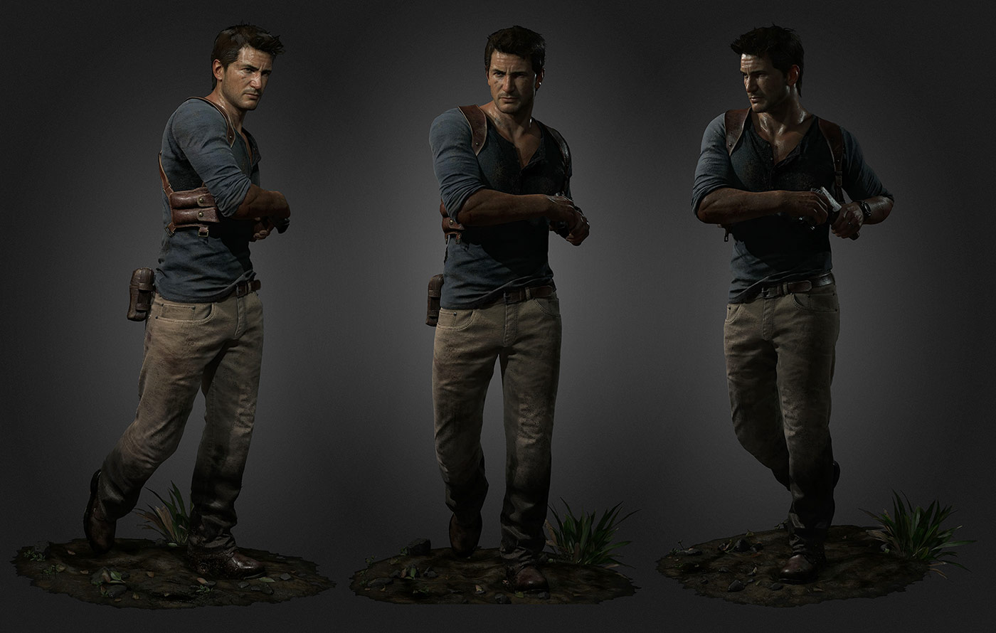 Nathan Drake Art from Uncharted 4: A Thief's End