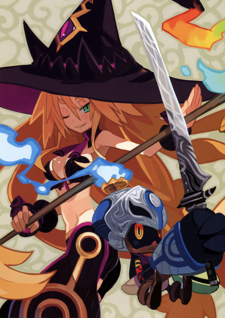 Metallia & Knight Art from The Witch and the Hundred Knight
