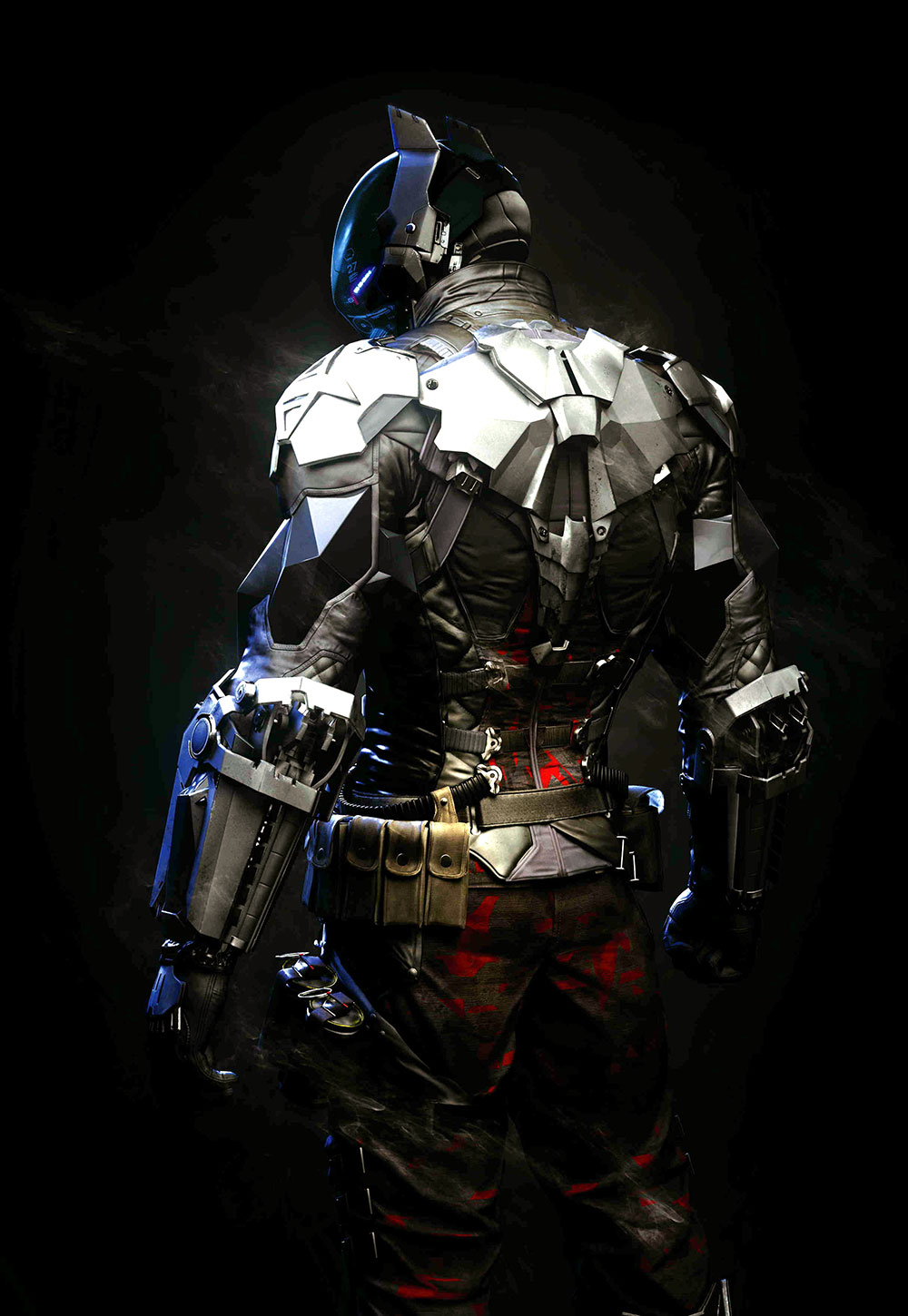 Arkham Knight Backside Art from Batman: Arkham Knight