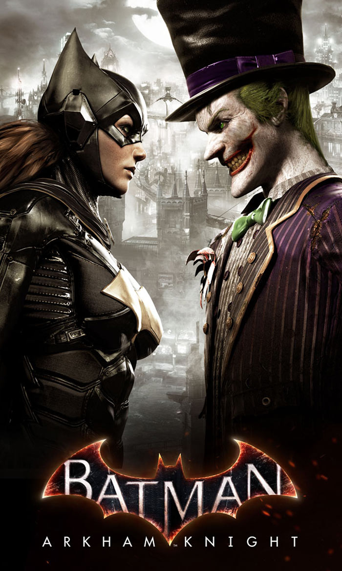 Batgirl & Joker Art from Batman: Arkham Knight