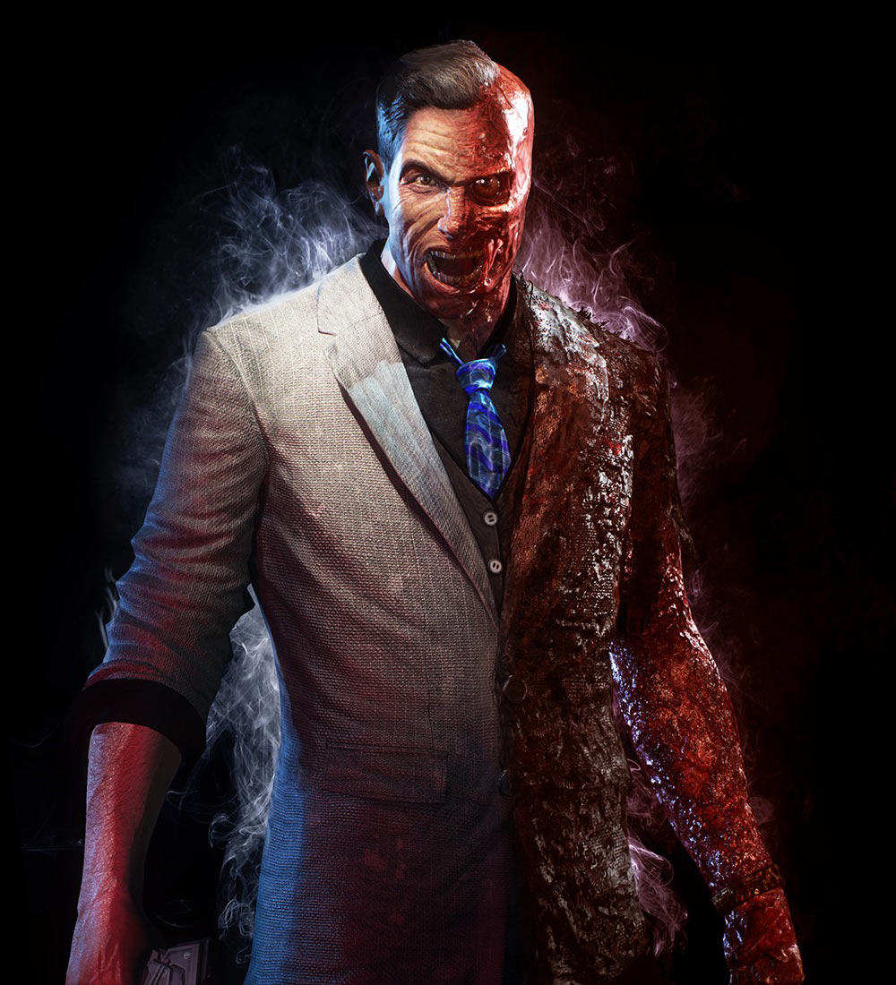 Two-Face Art from Batman: Arkham Knight