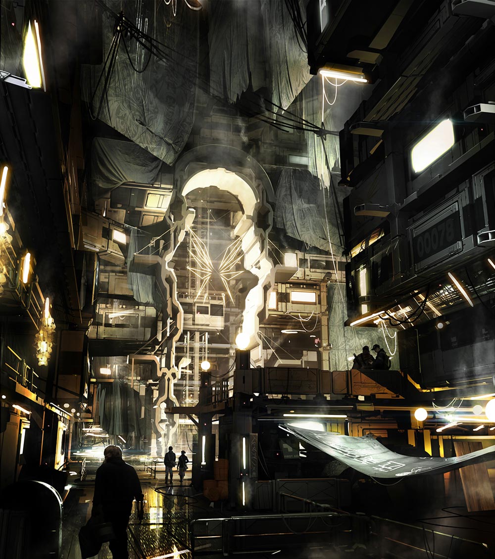 City Arch Art from Deus Ex: Mankind Divided