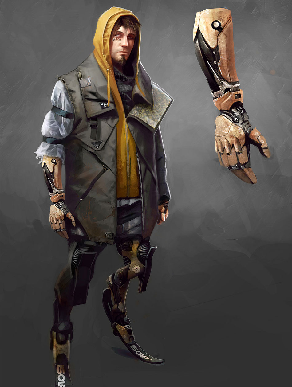 Ivan Berk Art from Deus Ex: Mankind Divided