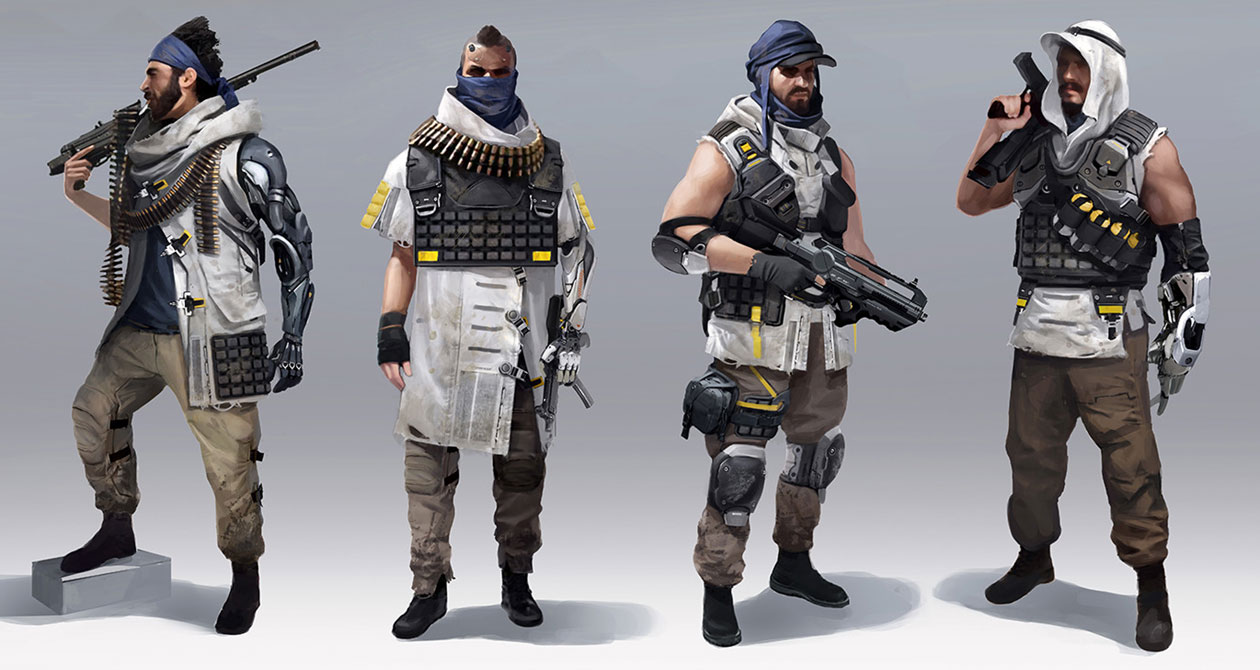 Jinn Cartel Art from Deus Ex: Mankind Divided