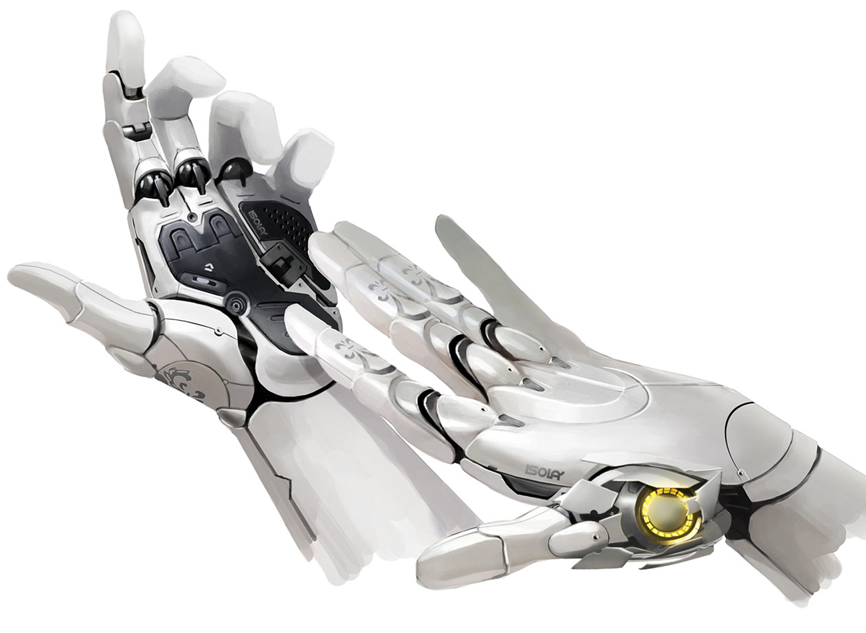 Mystery Woman's Hands Art from Deus Ex: Mankind Divided
