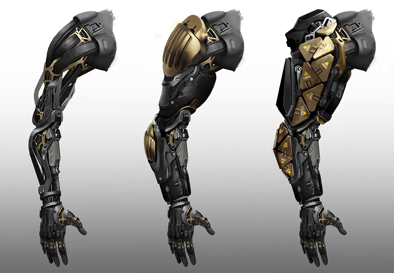 Shadow Operative Arm Art from Deus Ex: Mankind Divided