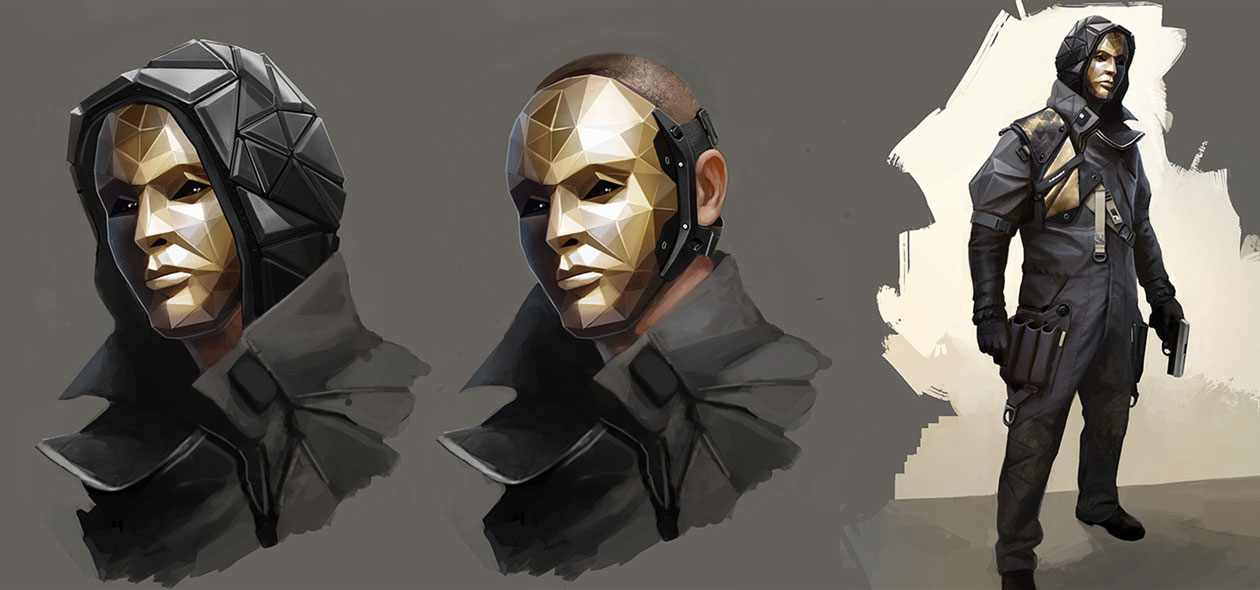Shadow Operative Mask Art from Deus Ex: Mankind Divided