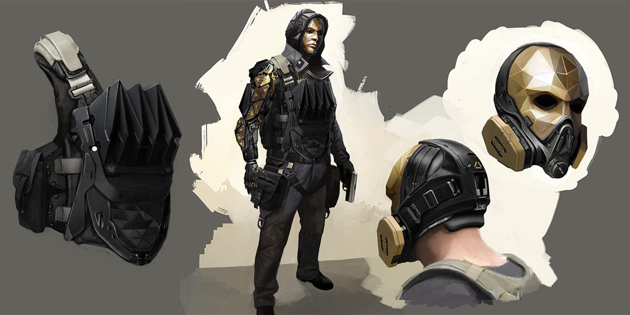 Shadow Operative Art from Deus Ex: Mankind Divided