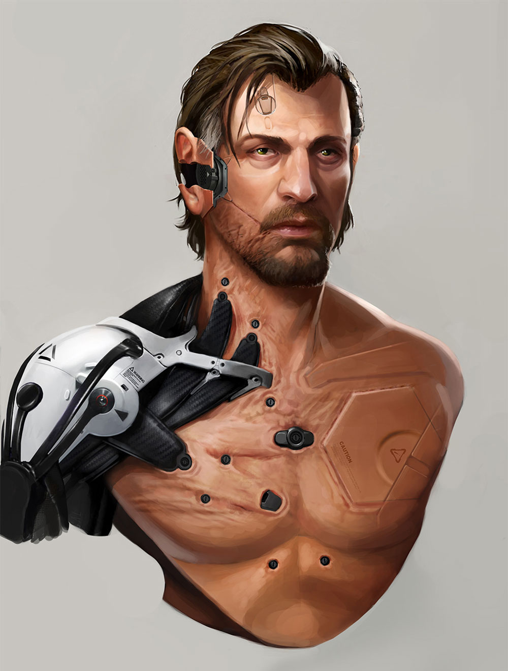Talos' Augmentations Art from Deus Ex: Mankind Divided