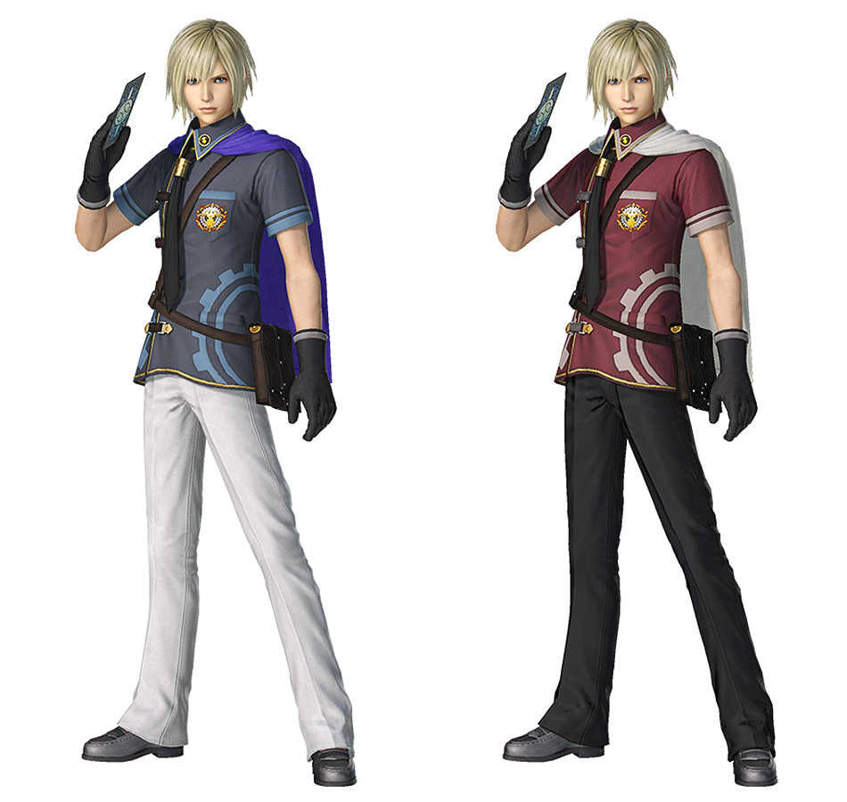 Ace, Akademeia Summer Uniform Outfit Art from Dissidia Final Fantasy NT