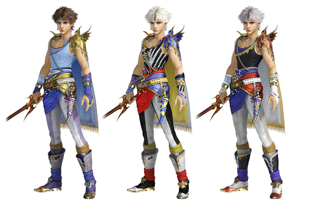 Bartz, Wind Chaser Outfit Art from Dissidia Final Fantasy NT