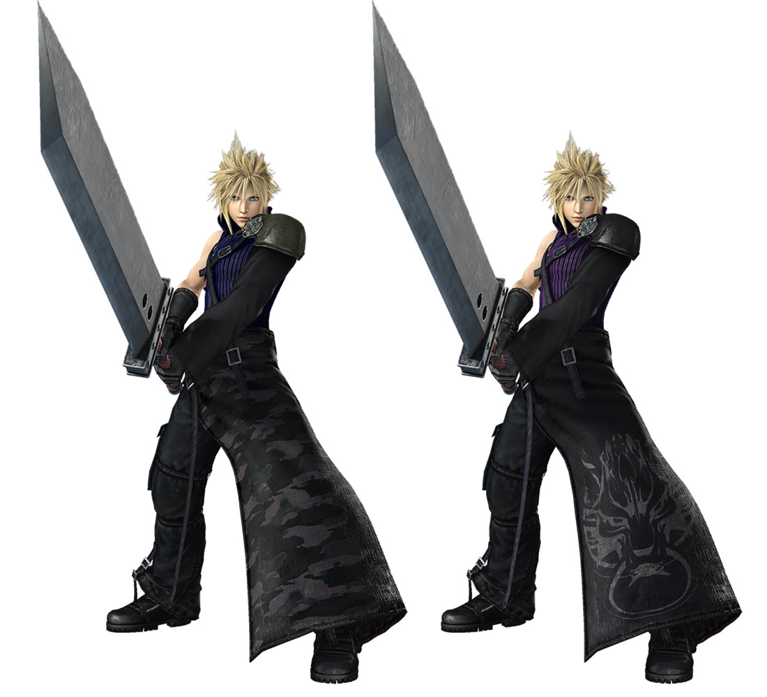 Cloud, Cloudy Wolf Outfit Art from Dissidia Final Fantasy NT