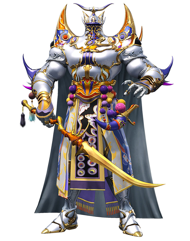 Exdeath, Dark Mage III Outfit Art from Dissidia Final Fantasy NT
