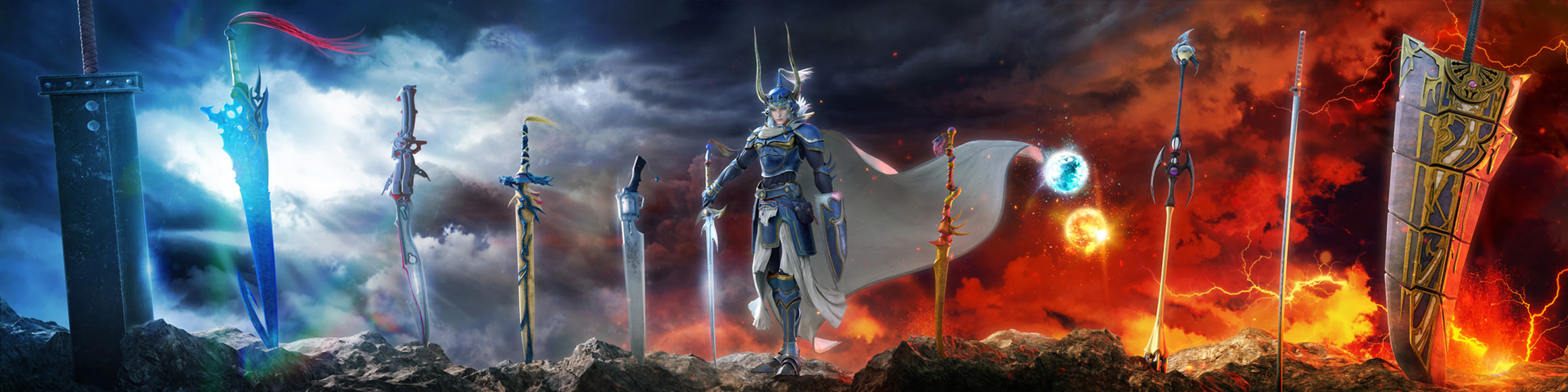 Final Fantasy Swords Art from Dissidia Final Fantasy NT