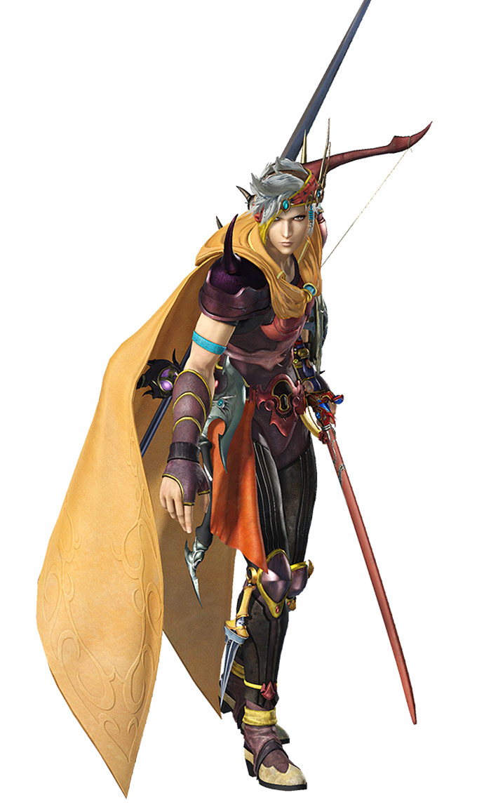 Firion, Resolute Rebel III Outfit Art from Dissidia Final Fantasy NT