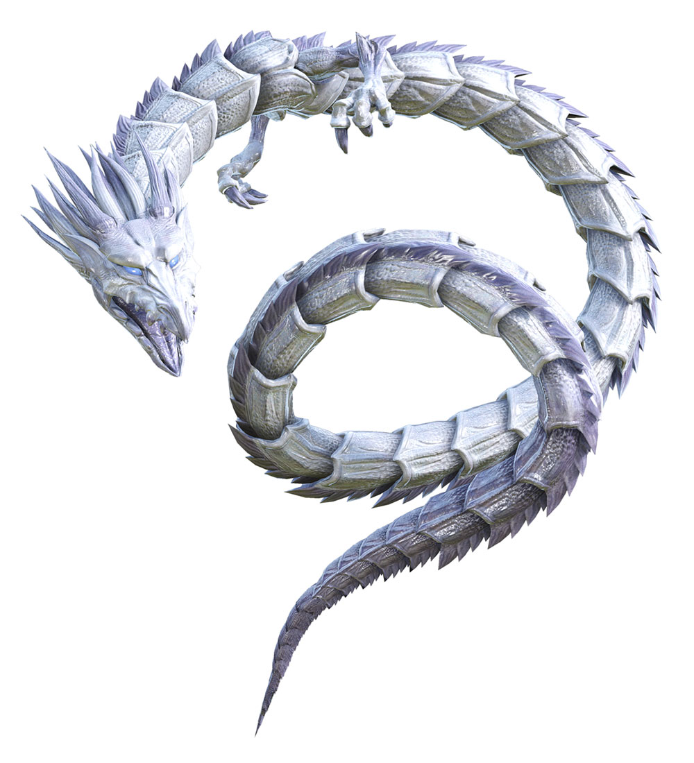 Golbez's Snowfall Scales Art from Dissidia Final Fantasy NT
