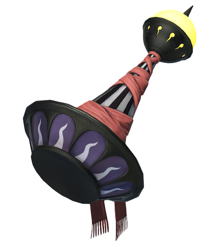 Kefka's Electrical Hair Ornament Art from Dissidia Final Fantasy NT