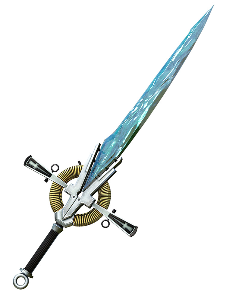Lightning's Excalibur Art from Dissidia Final Fantasy NT