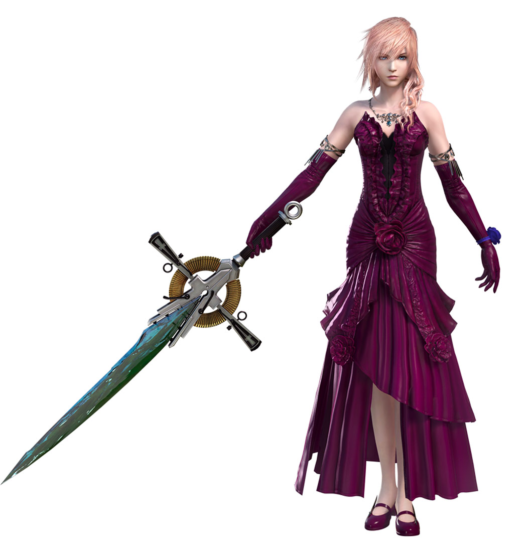 Lightning, Midnight Mauve I Art from Dissidia Final Fantasy NT