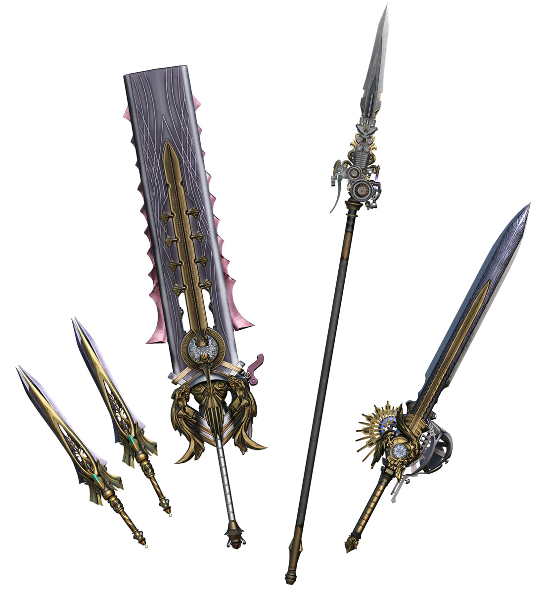 Noctis' Armaments II Art from Dissidia Final Fantasy NT