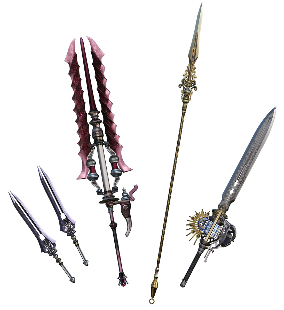 Noctis' Armaments III Art from Dissidia Final Fantasy NT