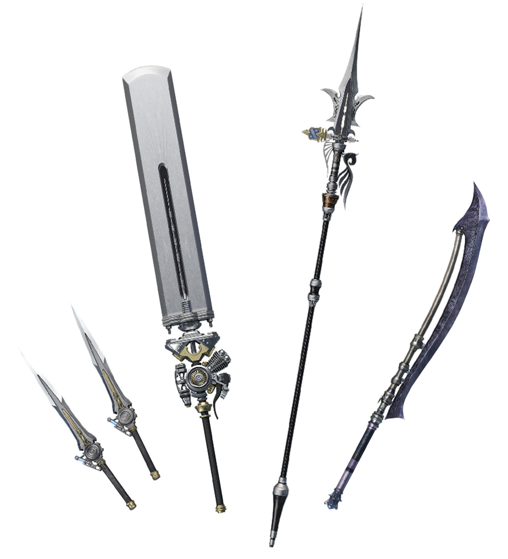 Noctis' Armaments IV Art from Dissidia Final Fantasy NT