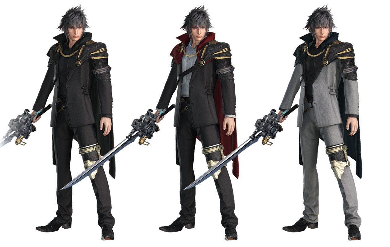 Noctis, Kingly Raiment Outfit Art from Dissidia Final Fantasy NT