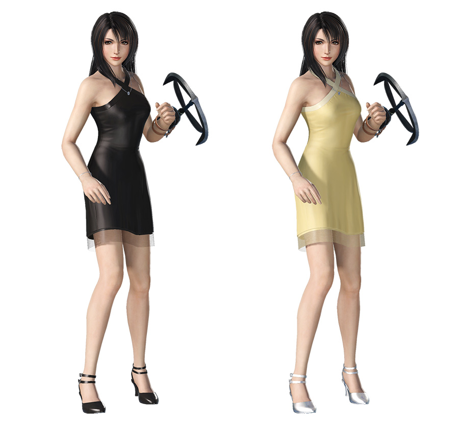 Rinoa, Tight Party Dress Outfit Art from Dissidia Final Fantasy NT