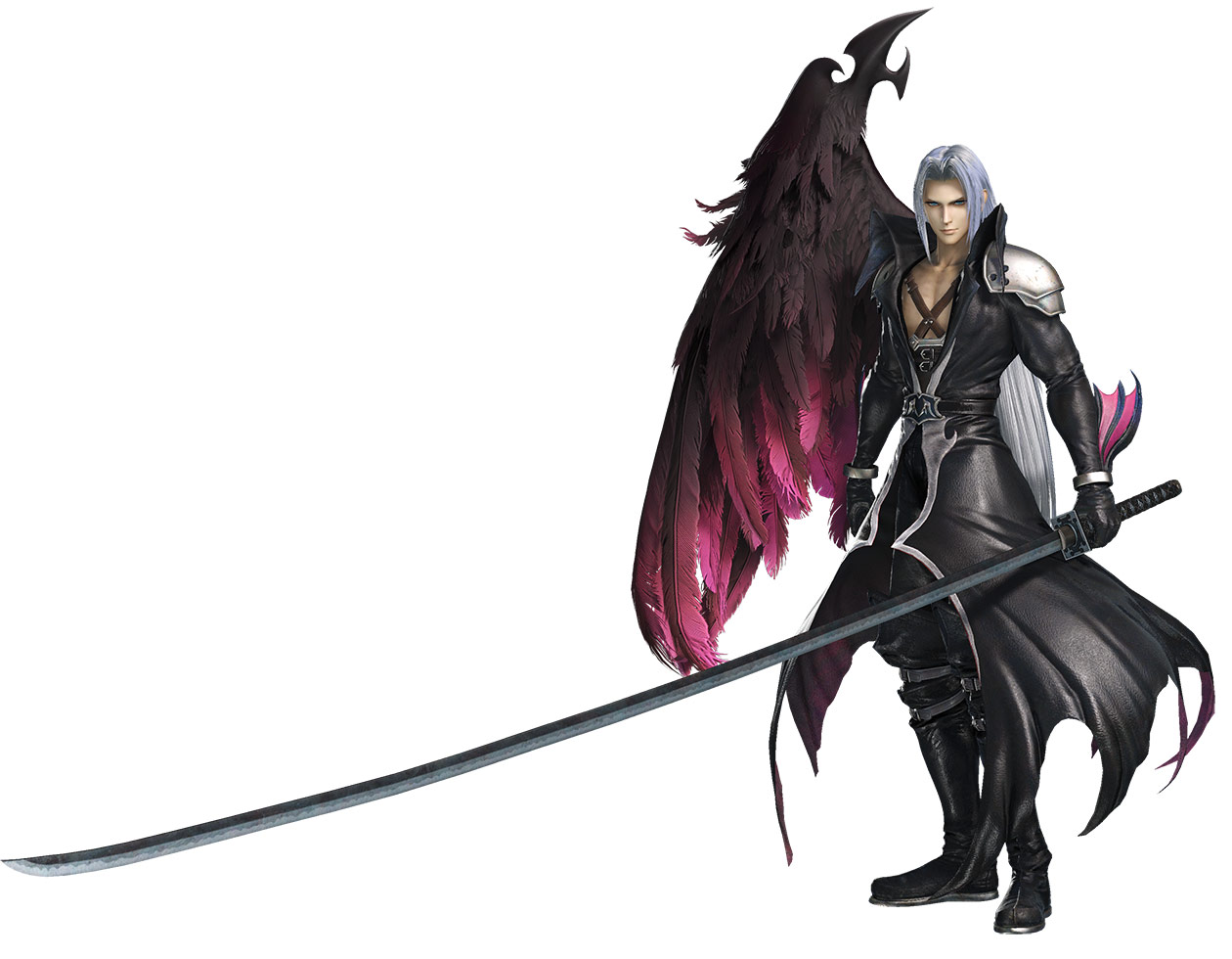 Sephiroth, One-Winged Angel II Outfit Art from Dissidia Final Fantasy NT