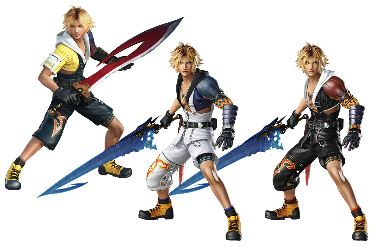 Tidus, Zanarkand Abes Uniform Outfit Art from Dissidia Final Fantasy NT