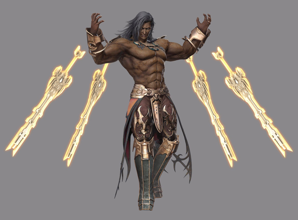 Vayne, Novus I & Corruption Swords Art from Dissidia Final Fantasy NT