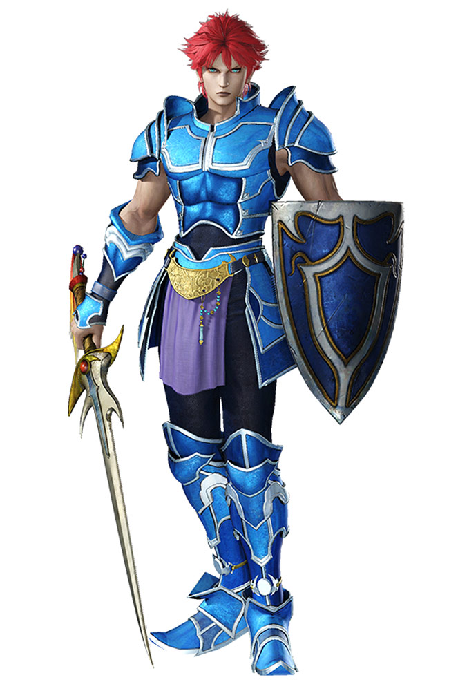 Warrior of Light, Fledgling Warrior III Outfit Art from Dissidia Final Fantasy NT